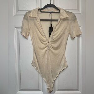 Fashion Nova V-Neck Bodysuit